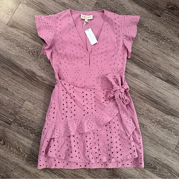 Dolan Eyelet Dress New - Picture 1 of 6